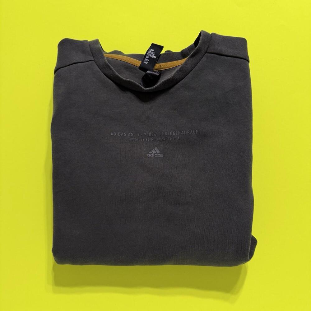Adidas TH SWT Silo Solid Color Sports‎ Round Neck Pullover Sweater Brown GM4426